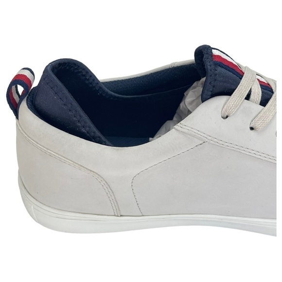 Tommy Hilfiger McNeil Cream Faux Leather Mens Sneakers 12M - Picture 7 of 16